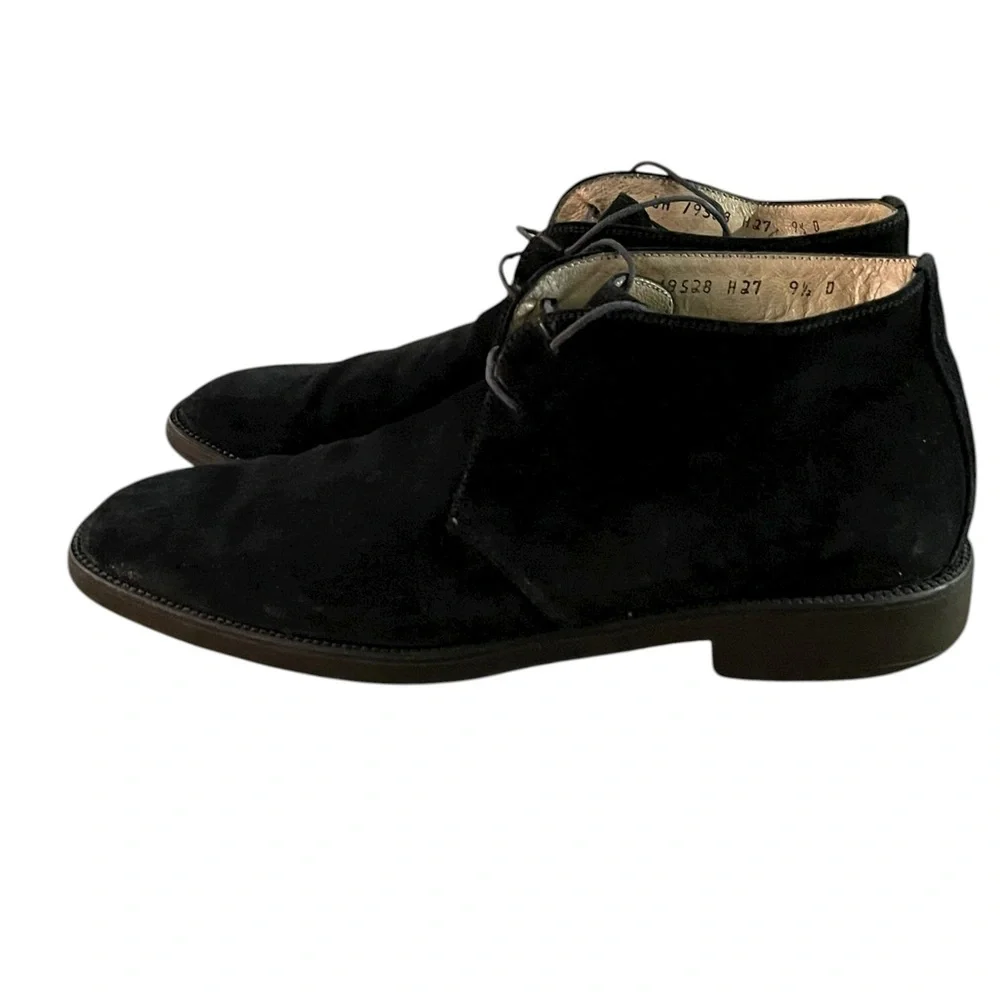 Salvatore Ferragamo Suede Lace-Up Boots Size:9.5 D